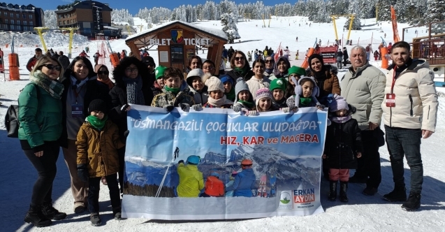 Osmangazi Belediyesi#039;nin kayak projesinden 200 çocuk faydalandı