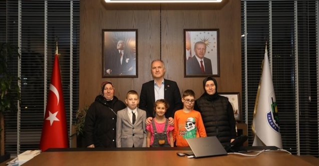 Başkan Taban otizmli çocuklarla buluştu