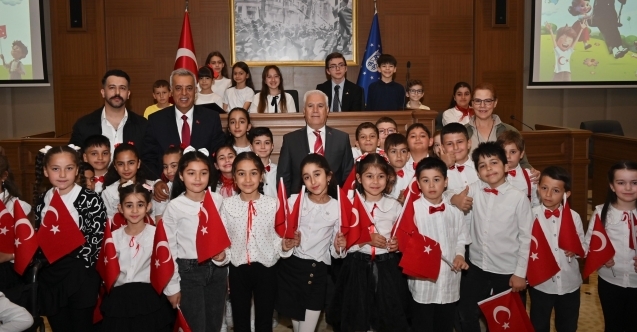 Büyükşehir Meclisinde söz çocukların