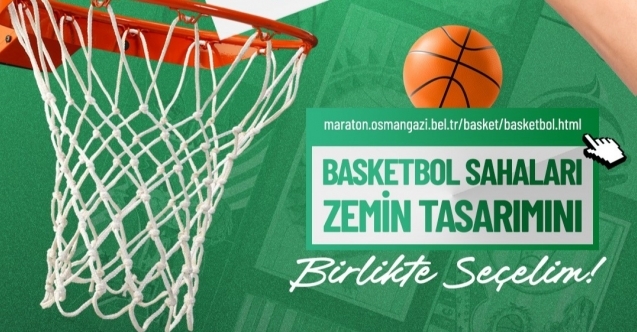 Osmangazi#039;nin basketbol sahalarını vatandaşlar şekillendiriyor