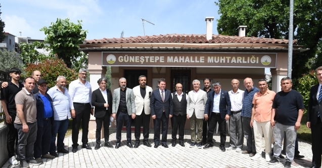 Başkan Aydın, Güneştepe#039;de vatandaşlarla buluştu