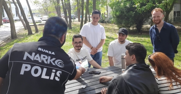 Bursa Emniyeti#039;nden uyuşturucu farkındalık çalışmaları devam ediyor