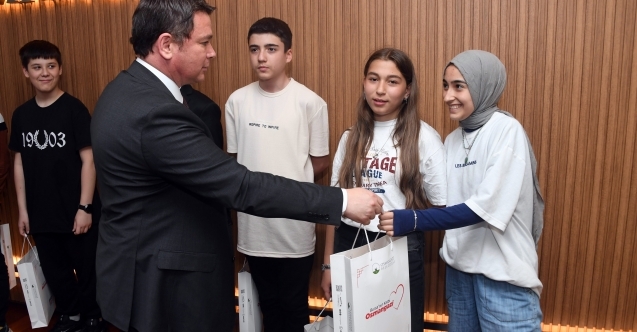 Başkan Aydın, LGSye hazırlanan öğrencileri ağırladı