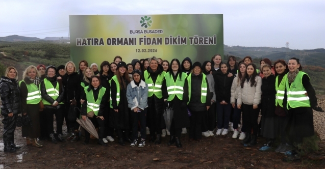 Mudanya Balabancık’ta 10 bin fidan toprakla buluştu