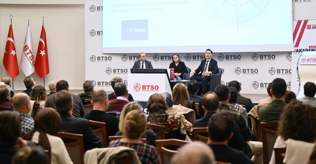 BTSO Akademi’de veri temelli vergi gözetimi ve uyum süreci anlatıldı