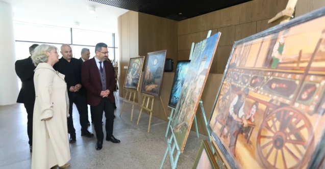 İNESMEK’te sanat dolu mesai: Yağlı boya sergisi açıldı
