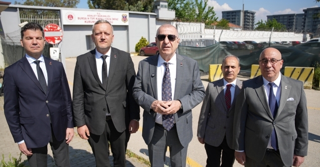 Ümit Özdağ Mustafa Bozbey'i ziyaret etti