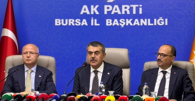 Bakan Tekin’den Bursa’da eğitim ve maarif modeli vurgusu