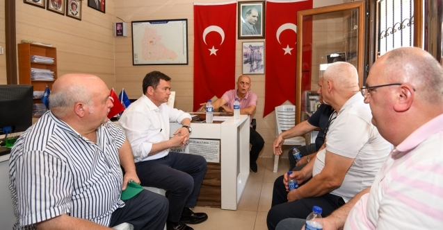 Başkan Aydın vatandaşlarla buluştu