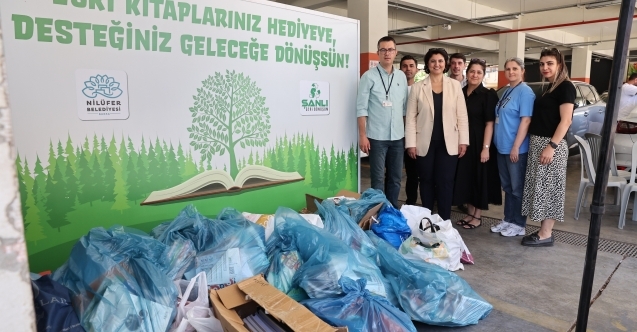 "Eski kitaplarınız hediyeye dönüşsün": Nilüfer’de kağıt geri dönüşüm kampanyası