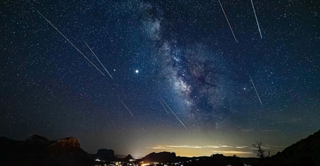 Yenişehir’de Çiçeközü Göleti’nde Perseid Meteor Yağmuru gözlemi
