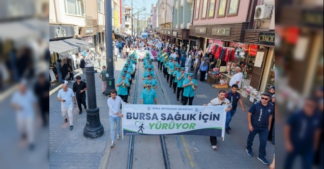 Bursa’da ‘Her Gün Halk Sağlığı’ yürüyüşle başladı