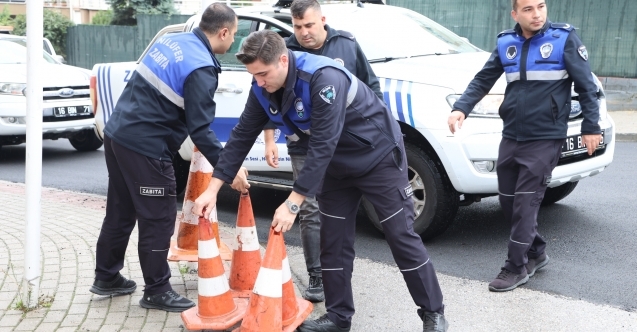 Nilüfer Belediyesi’nden engelli ve yaya yollarına güvence