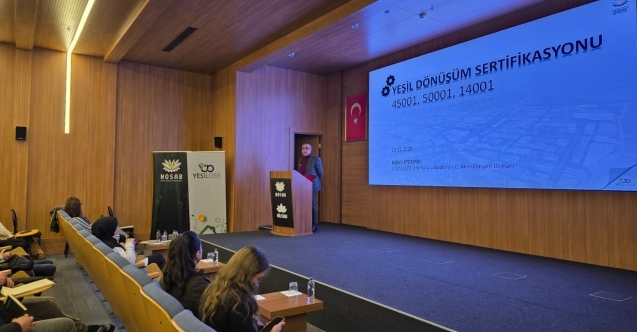 NOSAB’da sanayicilere yeşil dönüşüm ve destekler anlatıldı