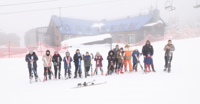 Osmangazi Belediyesi’nden beyaz cennette unutulmaz gün