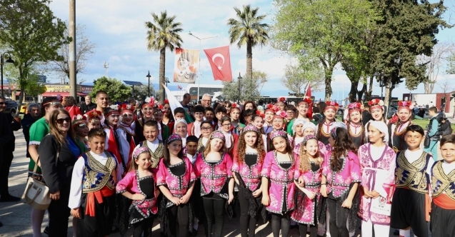 Mudanya’da 23 Nisan’da kültürler buluştu