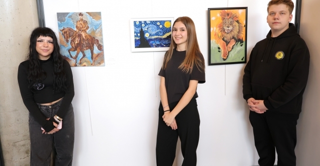 Osmangazi’de liselilerden anlamlı sergi