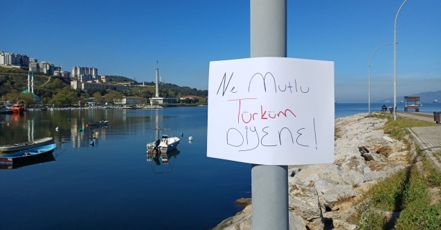Gemlik’te pankartlı protesto