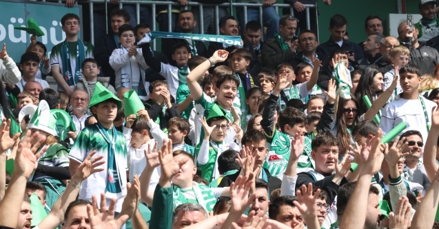 Bursaspor’un zaferi meydanlara taştı