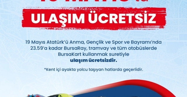 Büyükşehir’den 19 Mayıs için ücretsiz ulaşım kararı