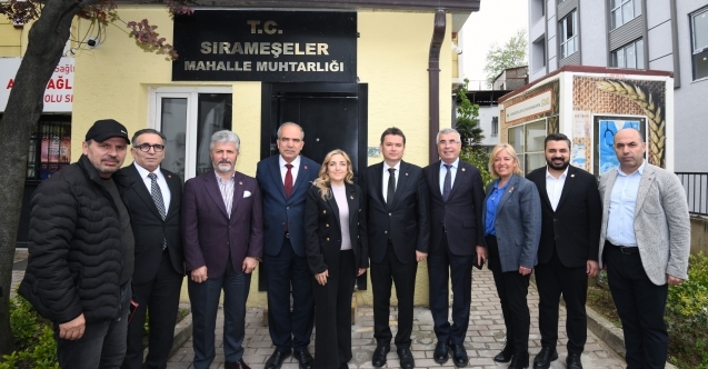 Başkan Aydın Sırameşeler’de vatandaşla buluştu