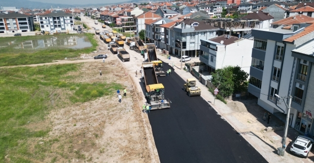 İnegöl’de altyapı sonrası asfalt yenileme tamamlandı