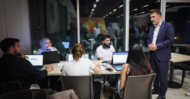 Başkan Vekili Şahin Biba’dan gençlere moral ziyareti