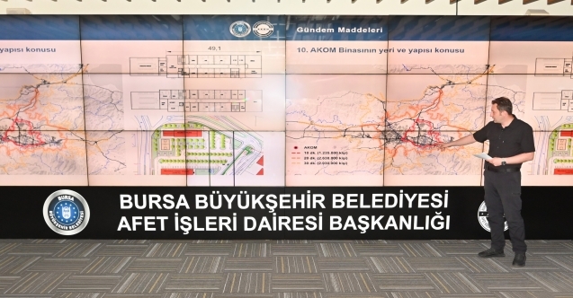 Bursa’nın afet yönetimi stratejileri görüşüldü