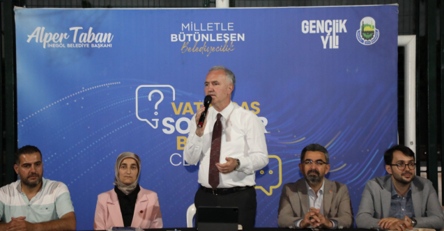 İnegöl'de sorunlar yerinde konuşuldu