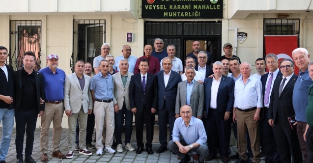 Başkan Aydın’dan Veysel Karani Mahallesi’ne ziyaret