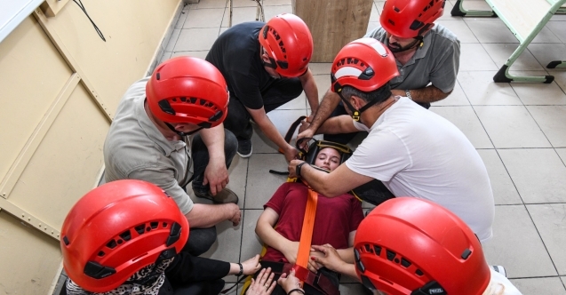 Osmangazi’de öğrencilere deprem bilinci aşılandı