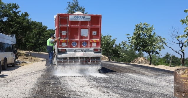 Büyükşehir'den Dağakça Mahallesi'ne yol yatırımı