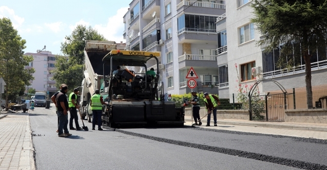 Mudanya'da 10 bin ton asfalt serilecek