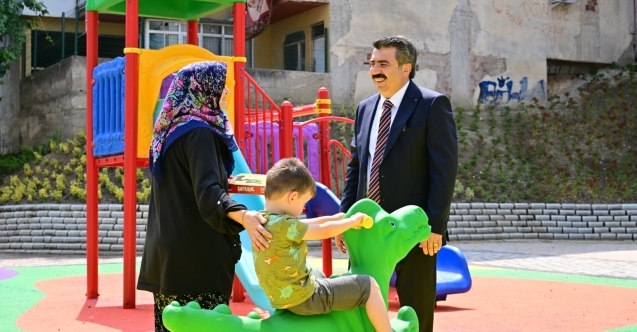 Yıldırım Belediyesi parkları yeniliyor
