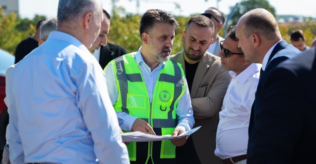 Şahin Biba yeni otoparkta incelemelerde bulundu