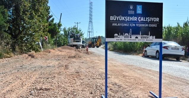 BUSKİ'den Osmangazi'de altyapıya yeni yatırım