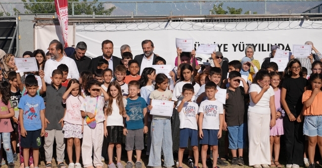 Gürsu’da çocuklara yüzme sevinci