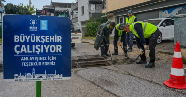 Bursa’da sağanak alarmı: Büyükşehir ekipleri sahaya indi