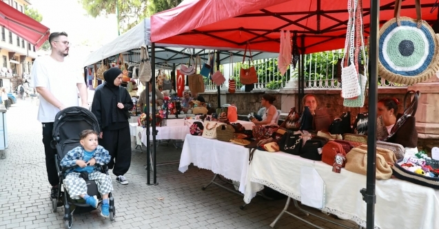 Kadınların el emeği Osmangazi’de kazanca dönüştü