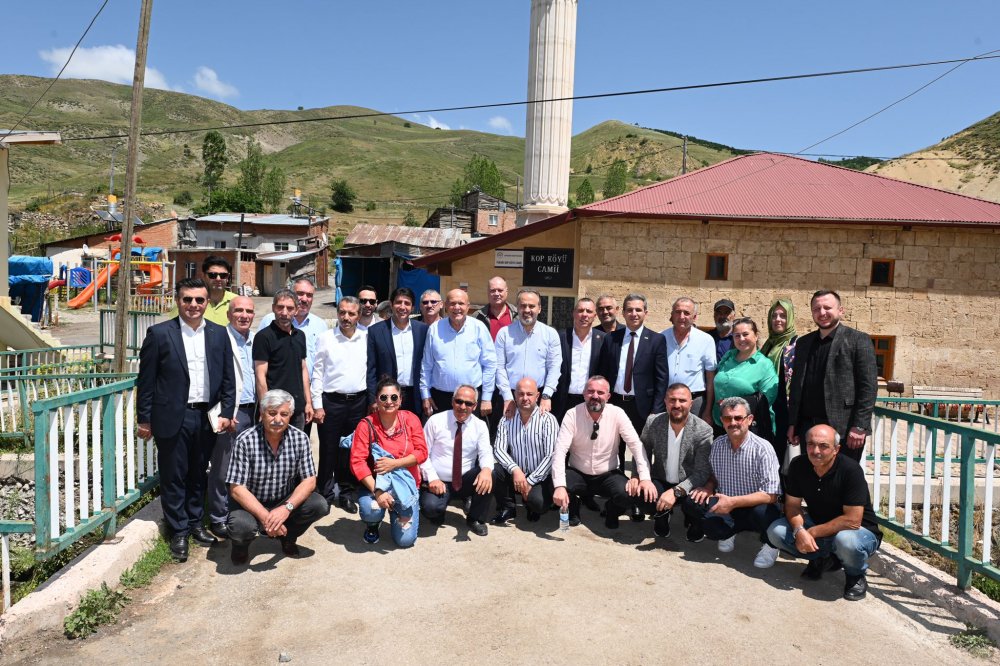 Bayburt'un Kop köyü ziyaret edildi.